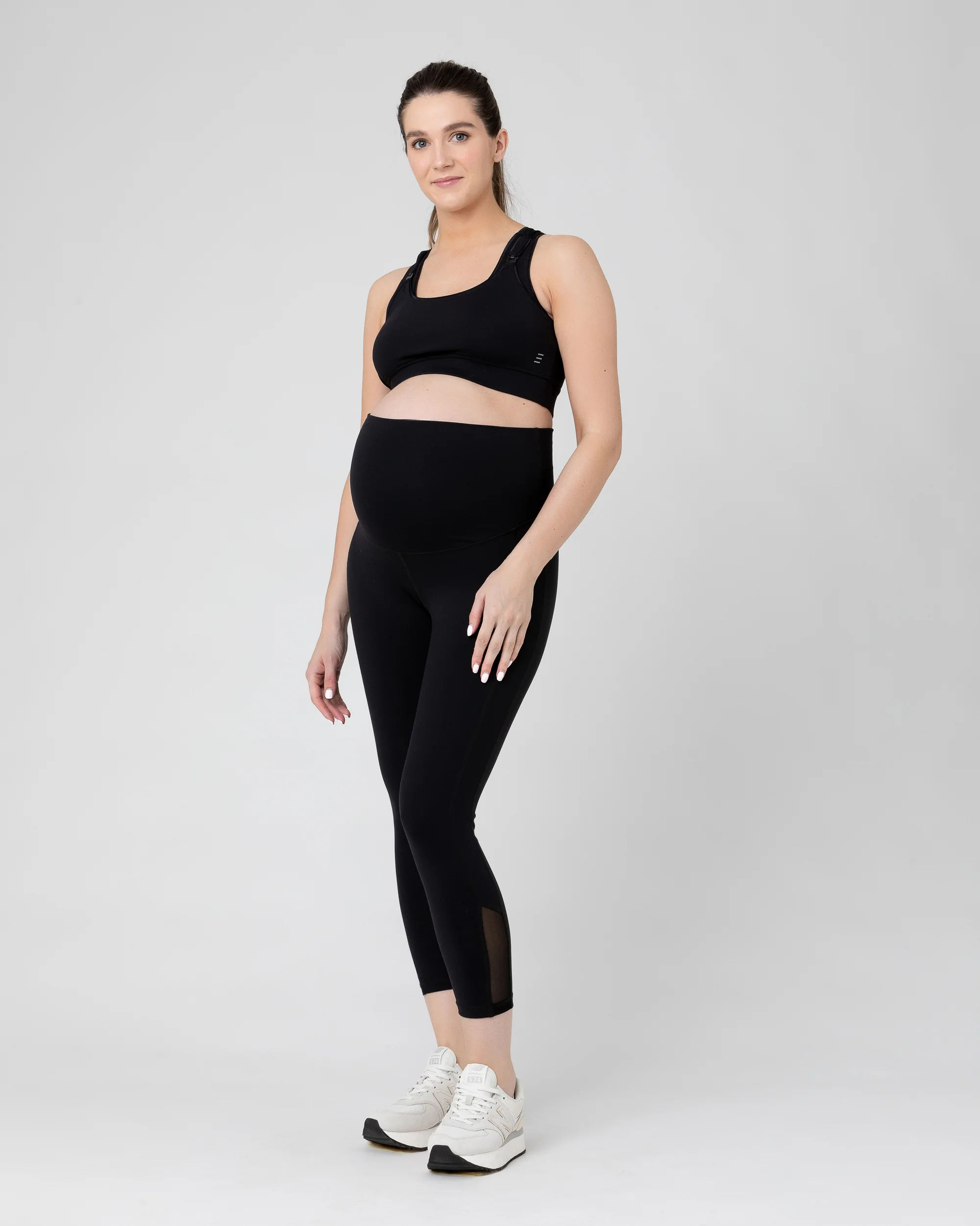 Active Nursing Crop Top  Black - Image 5