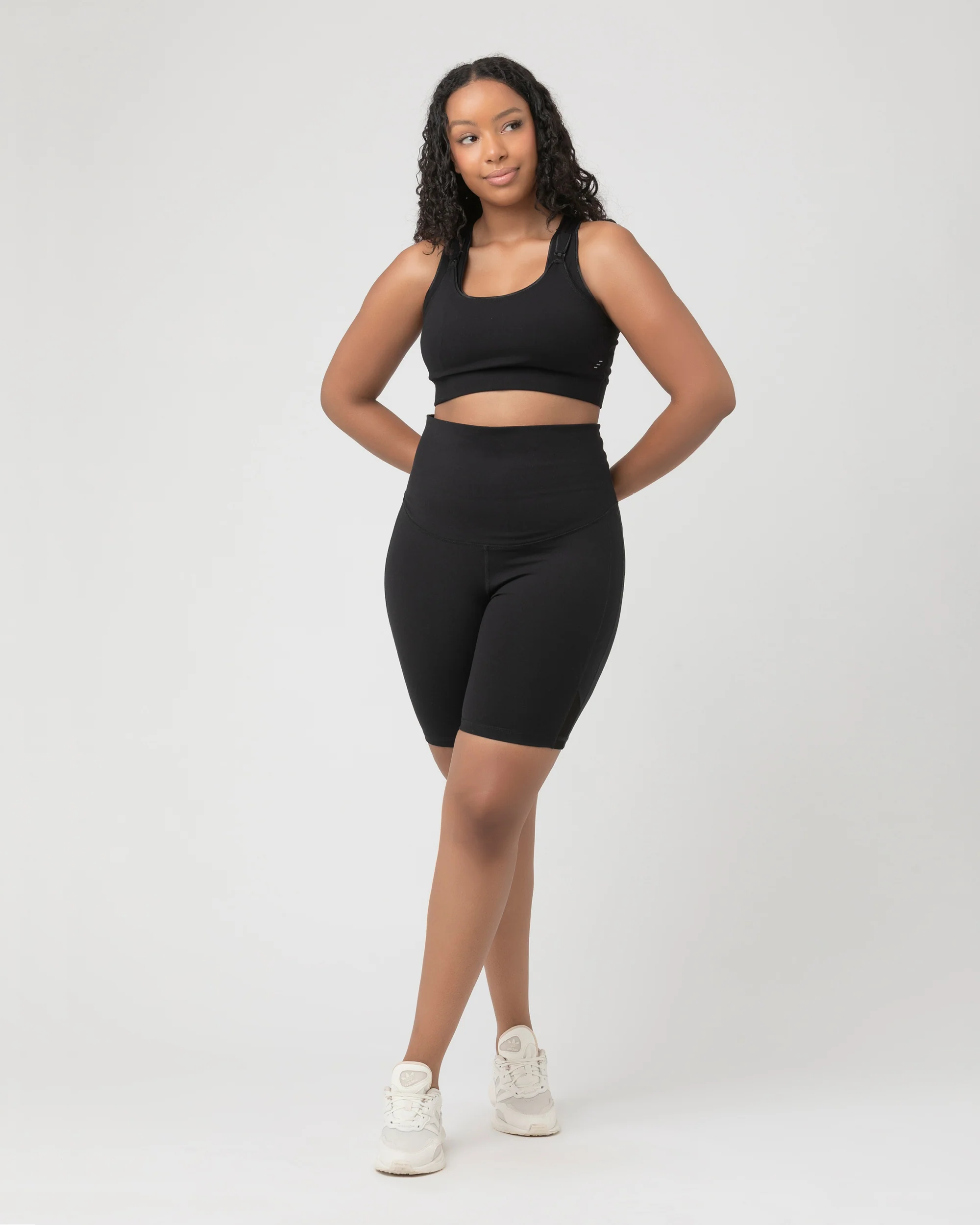 Active Nursing Crop Top  Black - Image 7