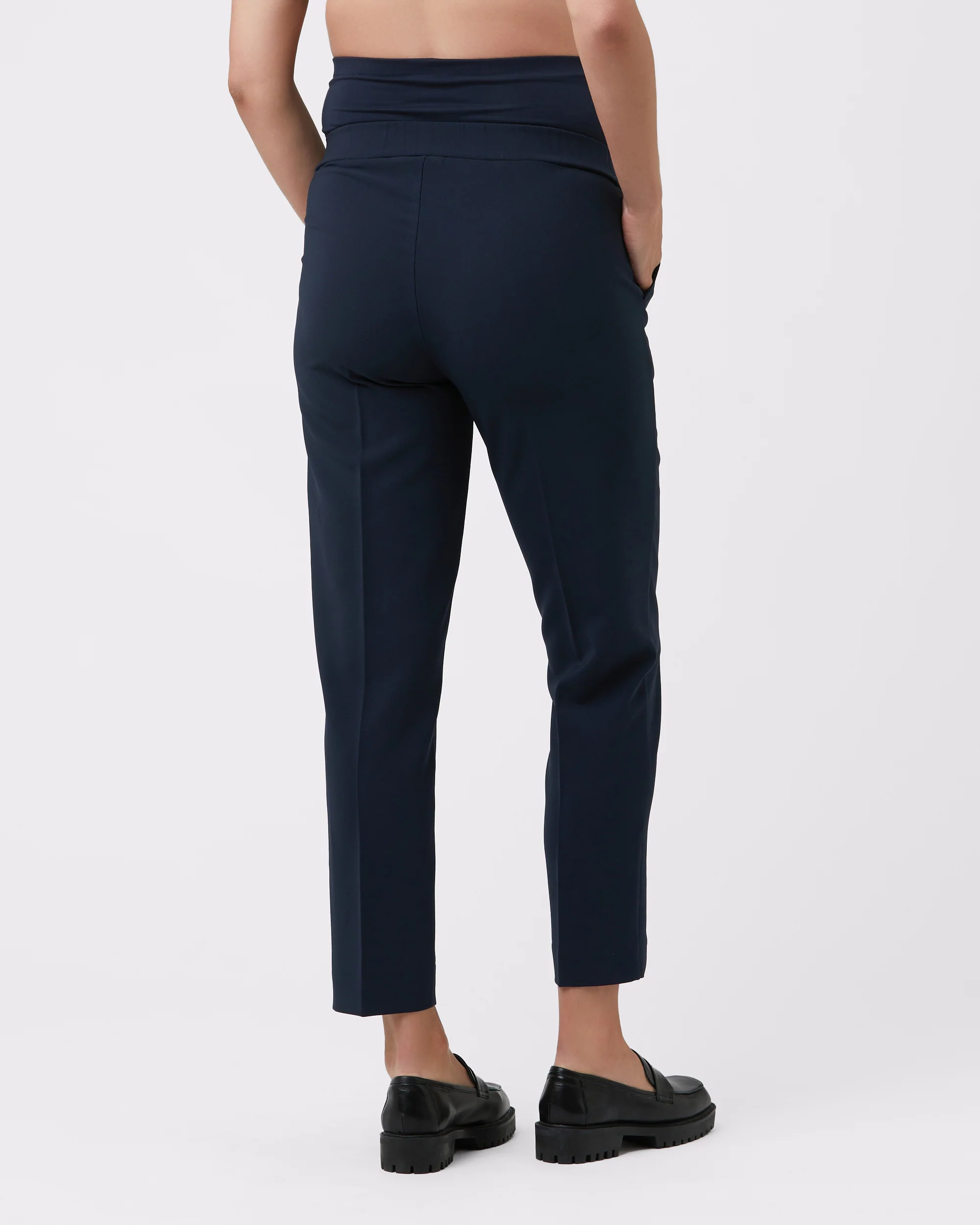 Alexa Classic Crop Pant  Navy - Image 5