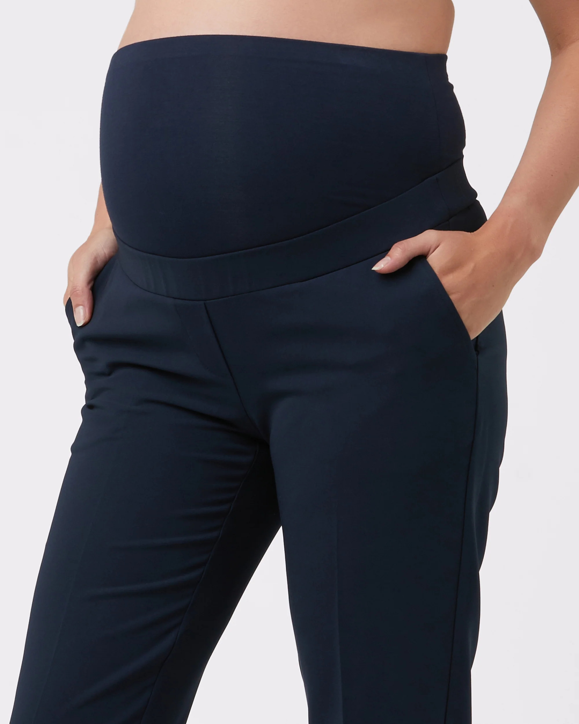 Alexa Classic Crop Pant  Navy - Image 6