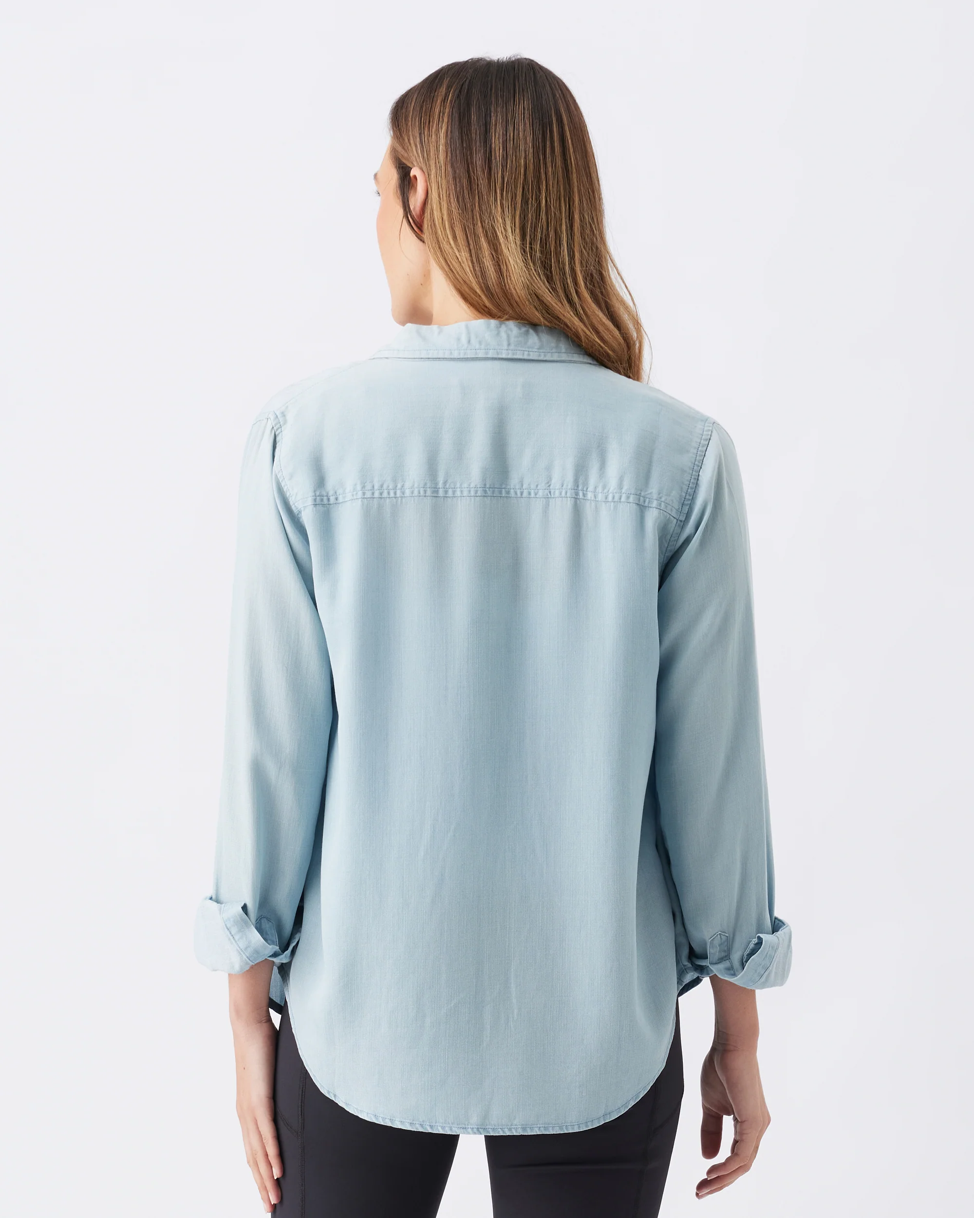 Bec Chambray Shirt  Clean Fade - Image 4