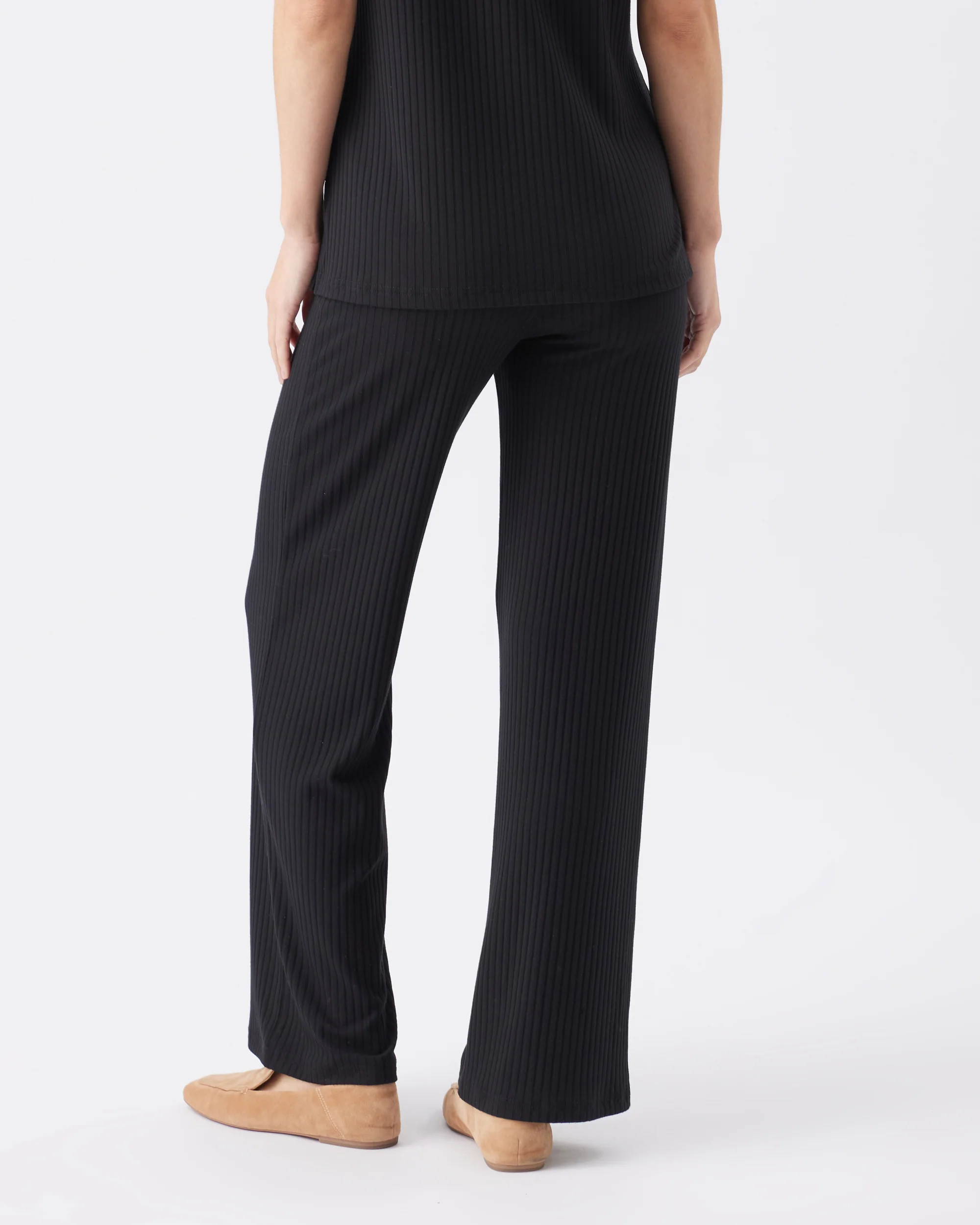 Cindy Rib Pant Black - Image 4