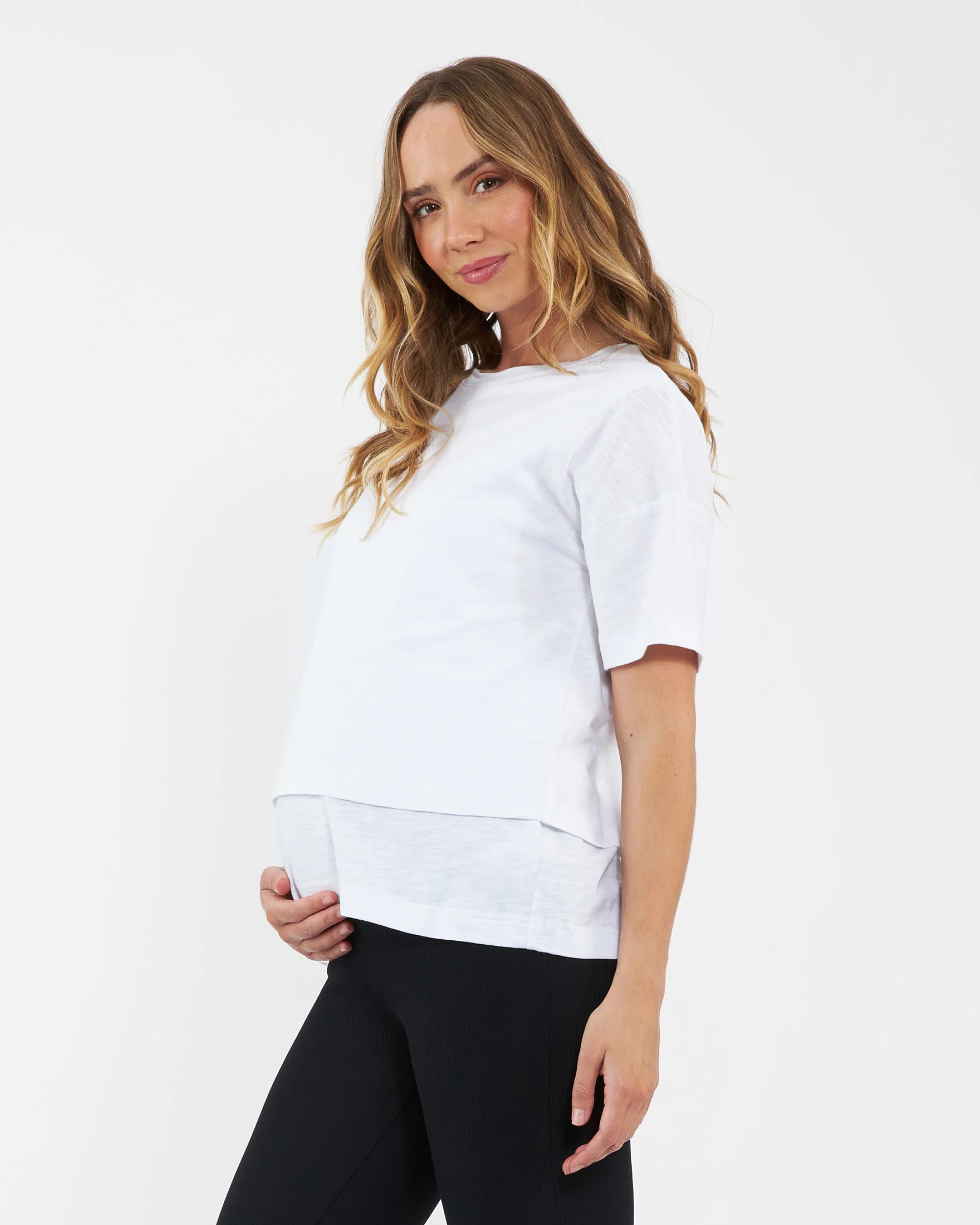 Claud Nursing Tee White - Image 4