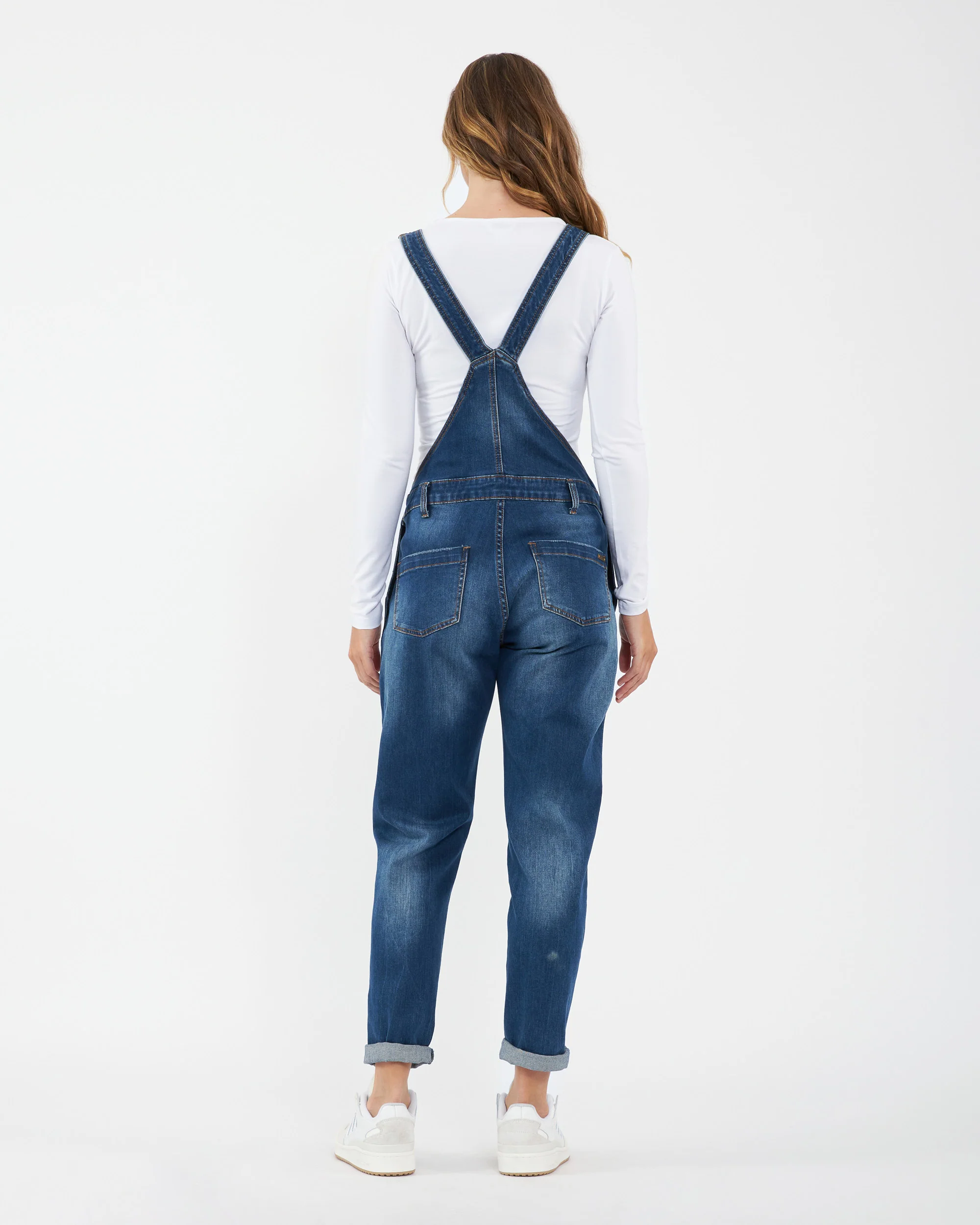 Denim Overalls Indigo - Image 4