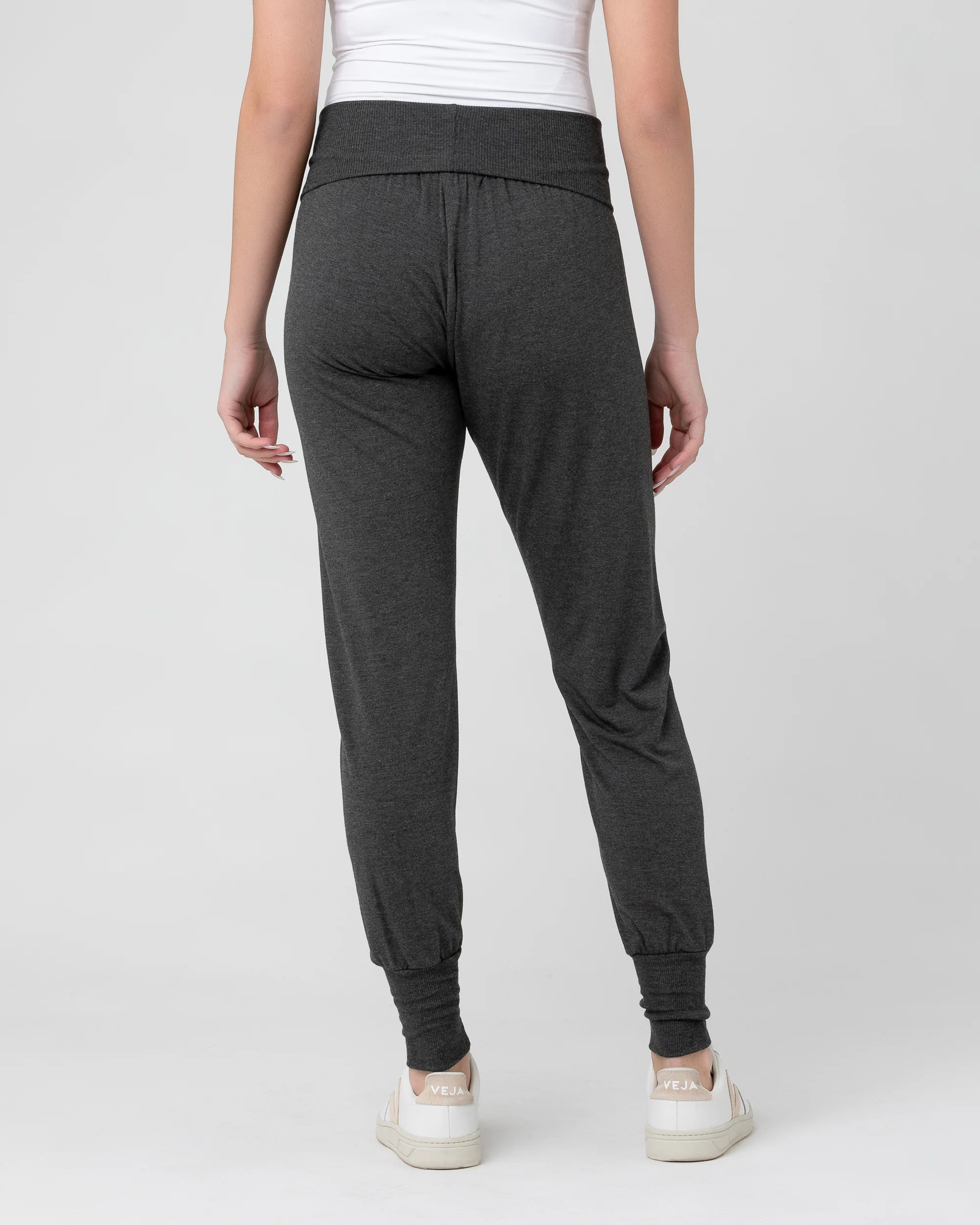 Jersey Lounge Pant Charcoal Marle - Image 4