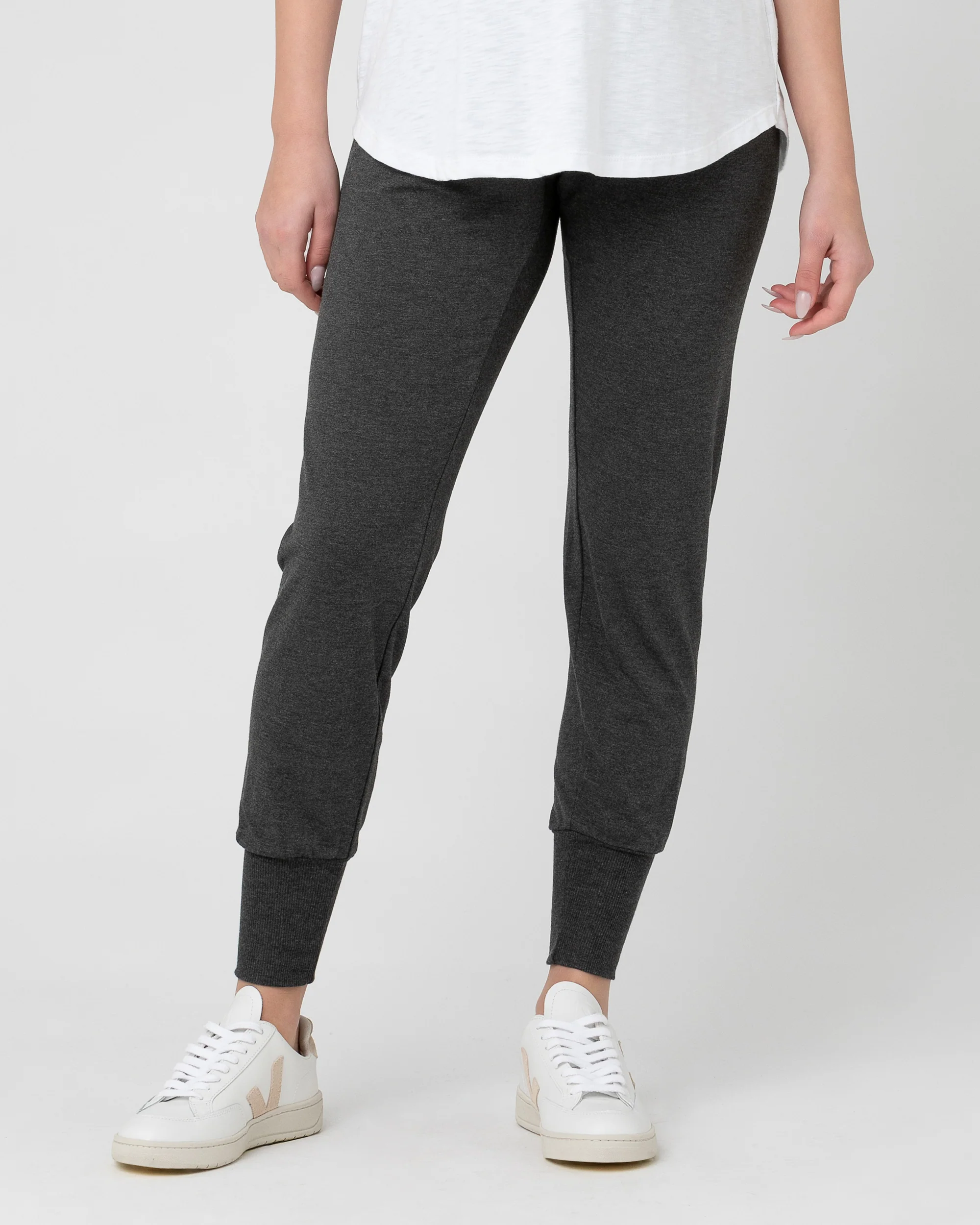 Jersey Lounge Pant Charcoal Marle - Image 6