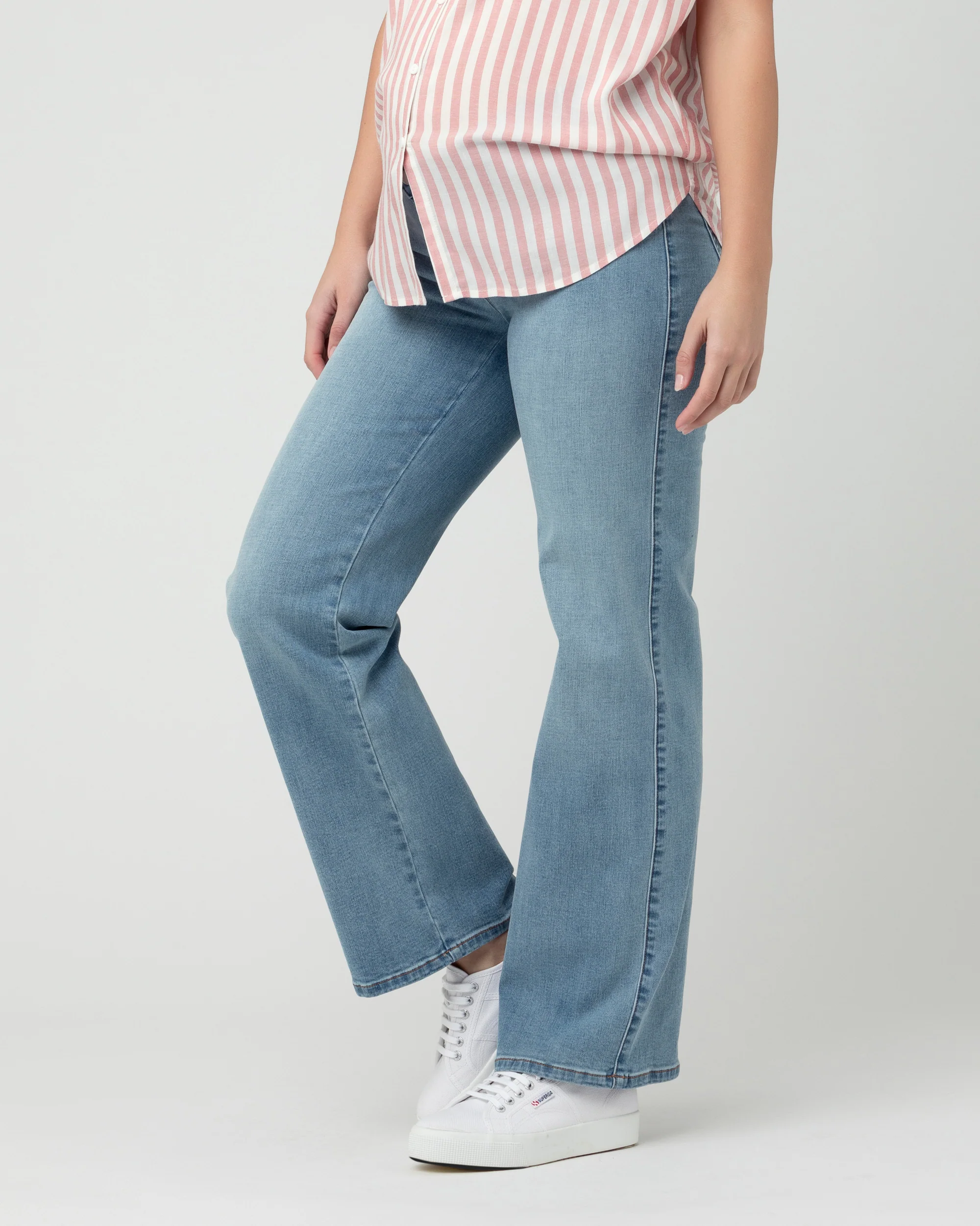 Kyle Wide Leg Jean Light Blue - Image 3