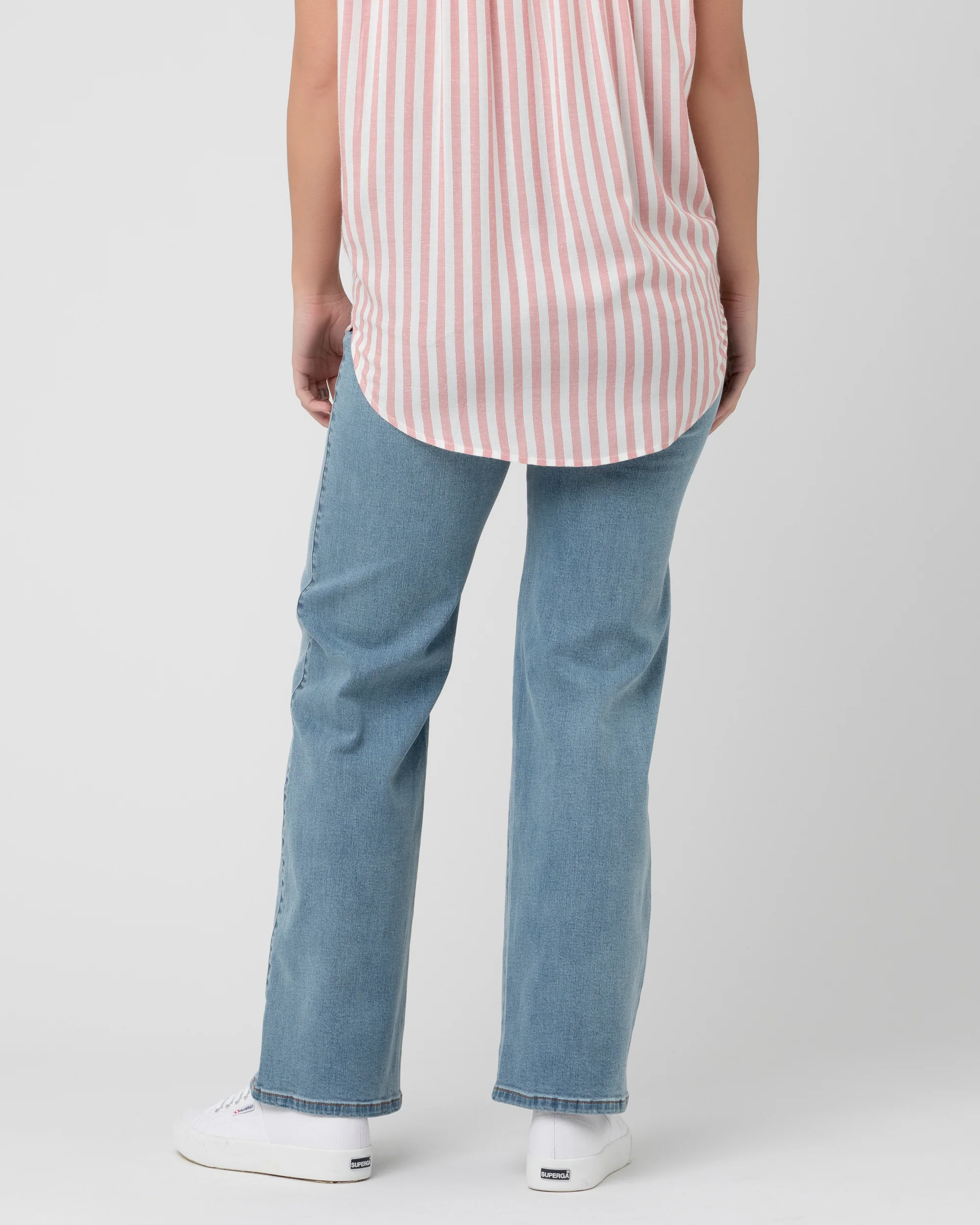 Kyle Wide Leg Jean Light Blue - Image 4