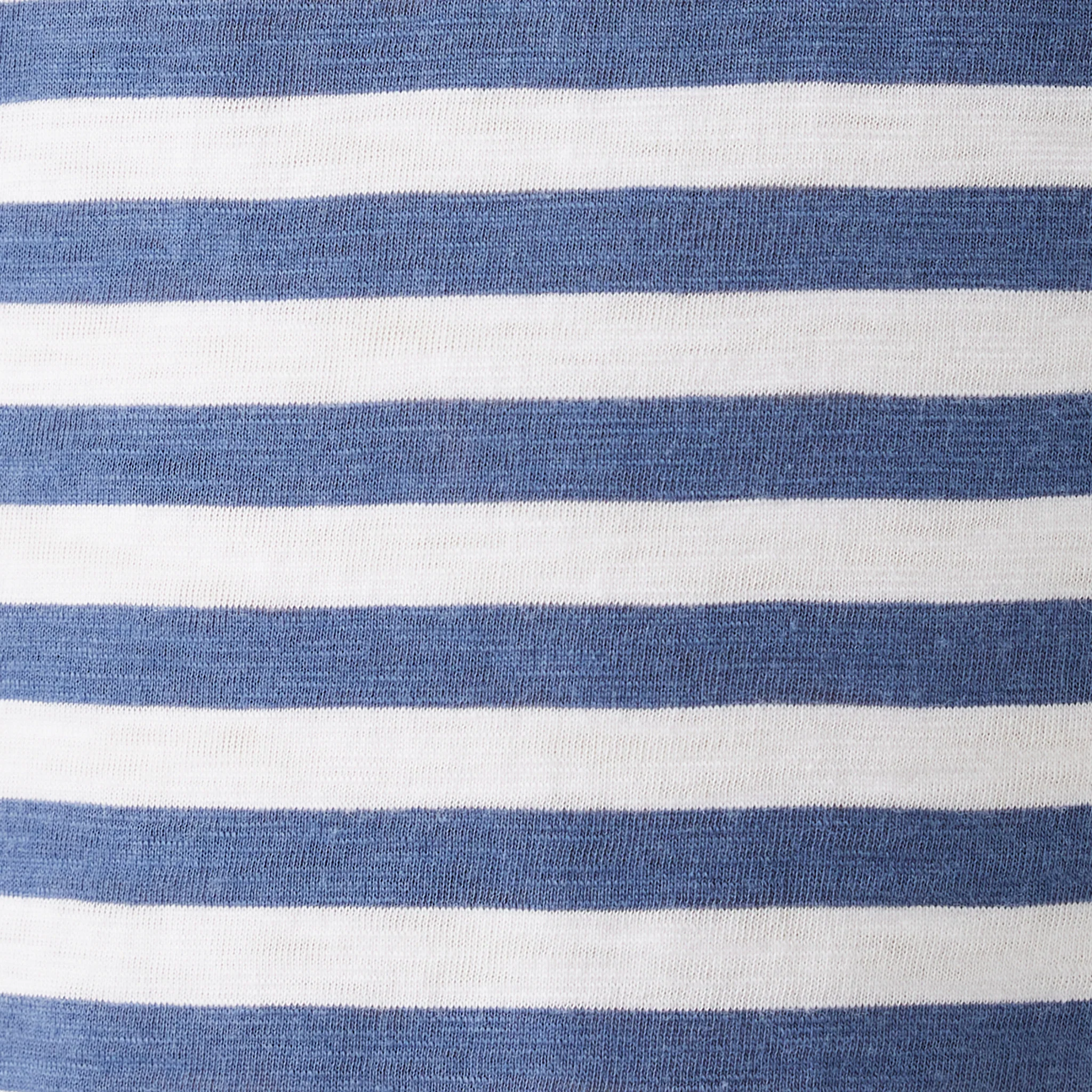 Lionel Nursing Tee Washed Indigo / White - Image 7