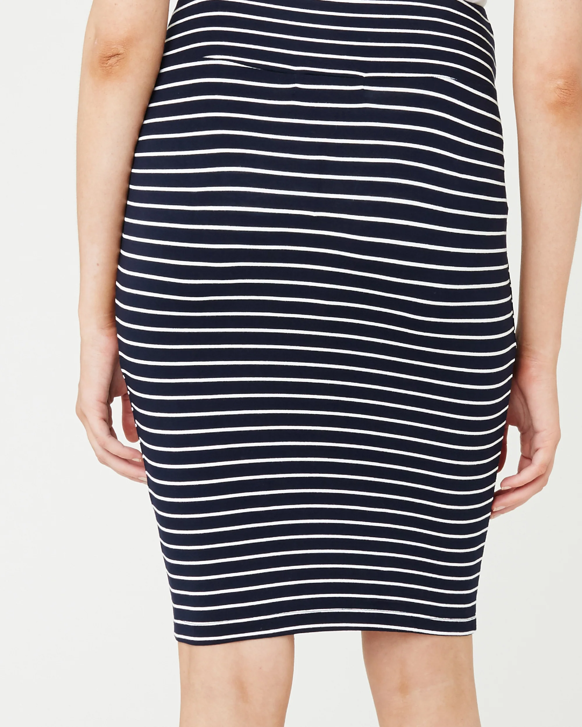 Mia Stripe Skirt Navy / White - Image 6