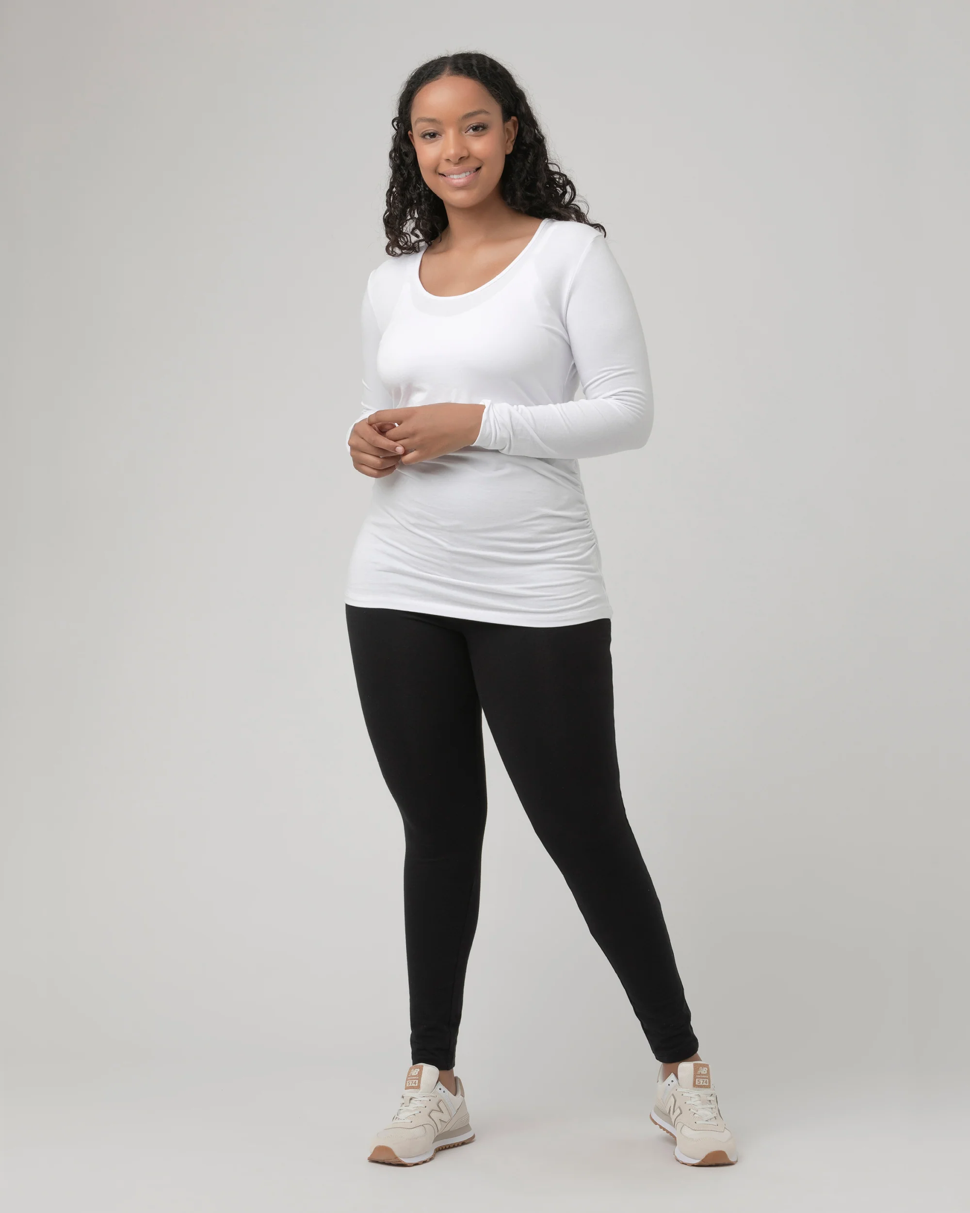 Organic Nursing Top White - Image 6