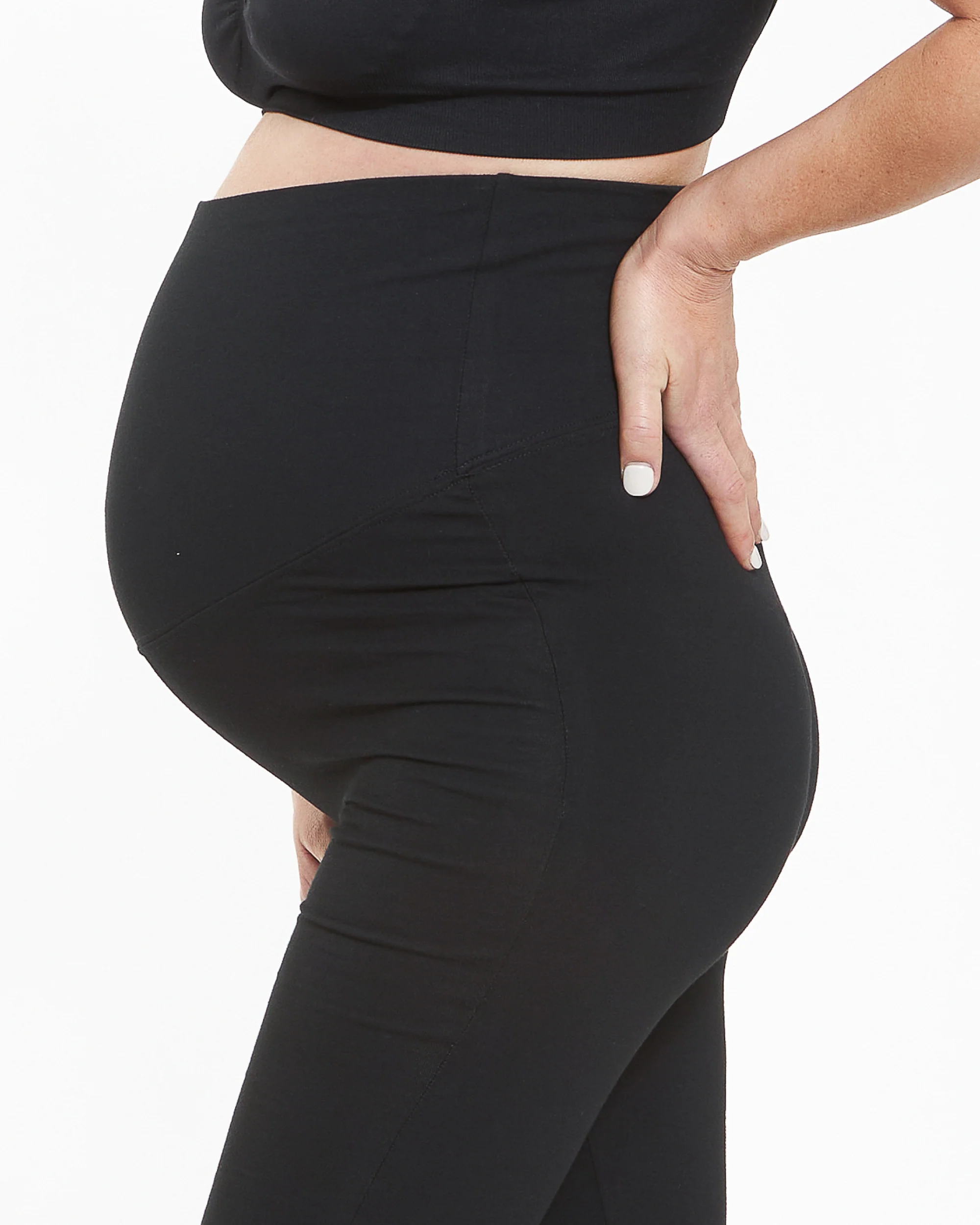 Organic Over Bump Legging Black - Image 6