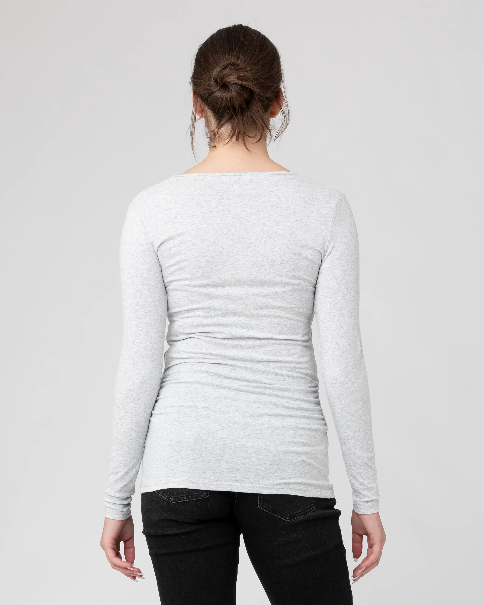 Organic Tube Top Silver Marle - Image 4