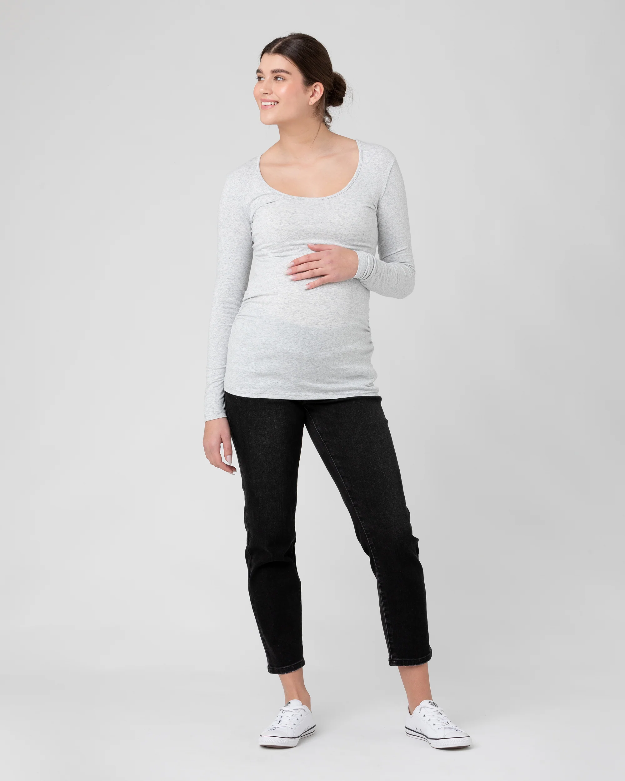 Organic Tube Top Silver Marle - Image 5