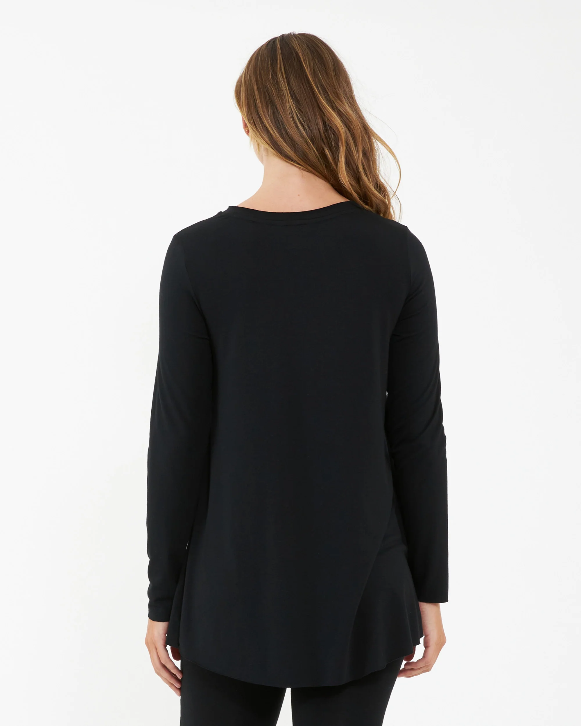 Raw Edge Nursing Top Black - Image 5
