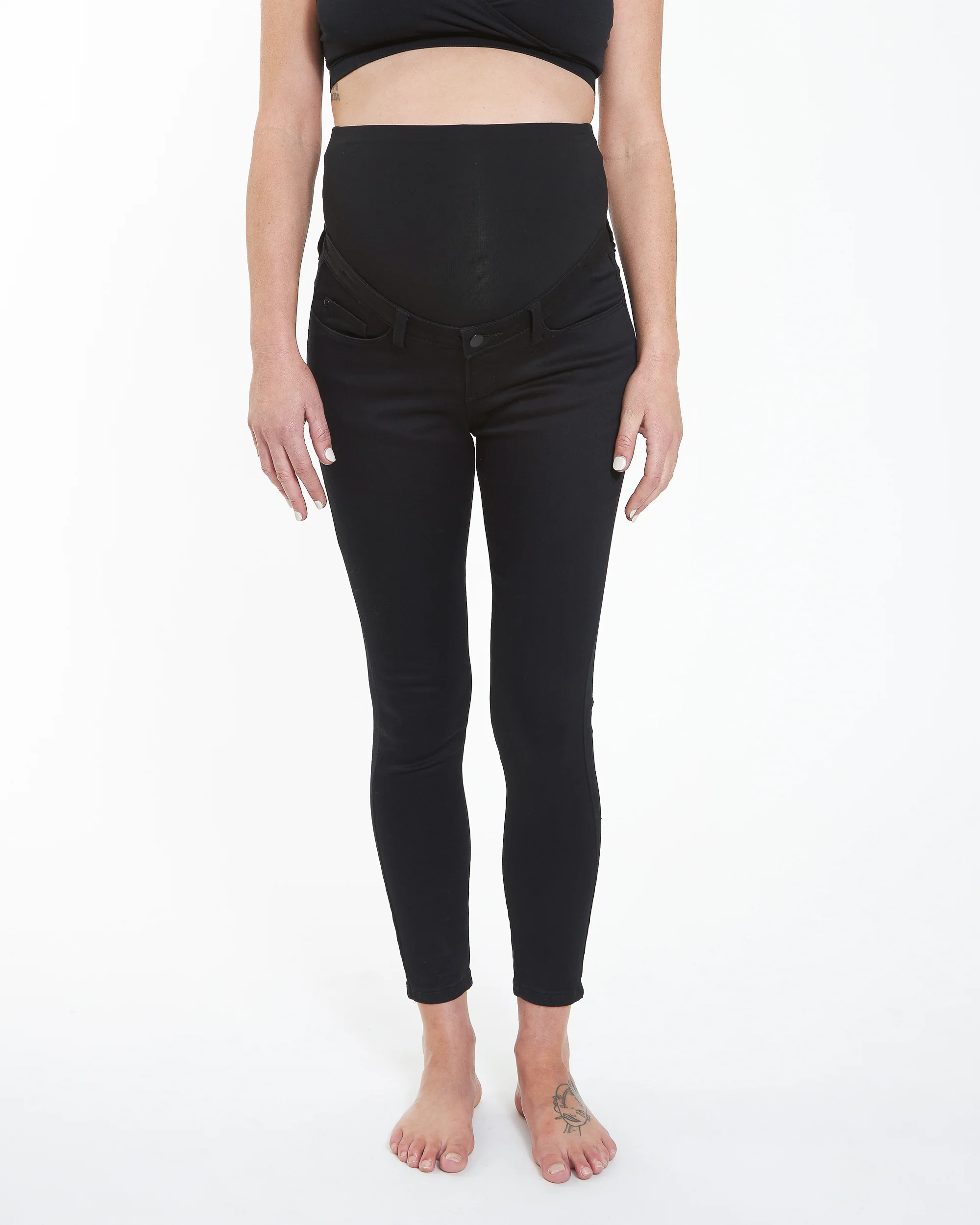 Rebel Ankle Grazer Jegging Black - Image 3