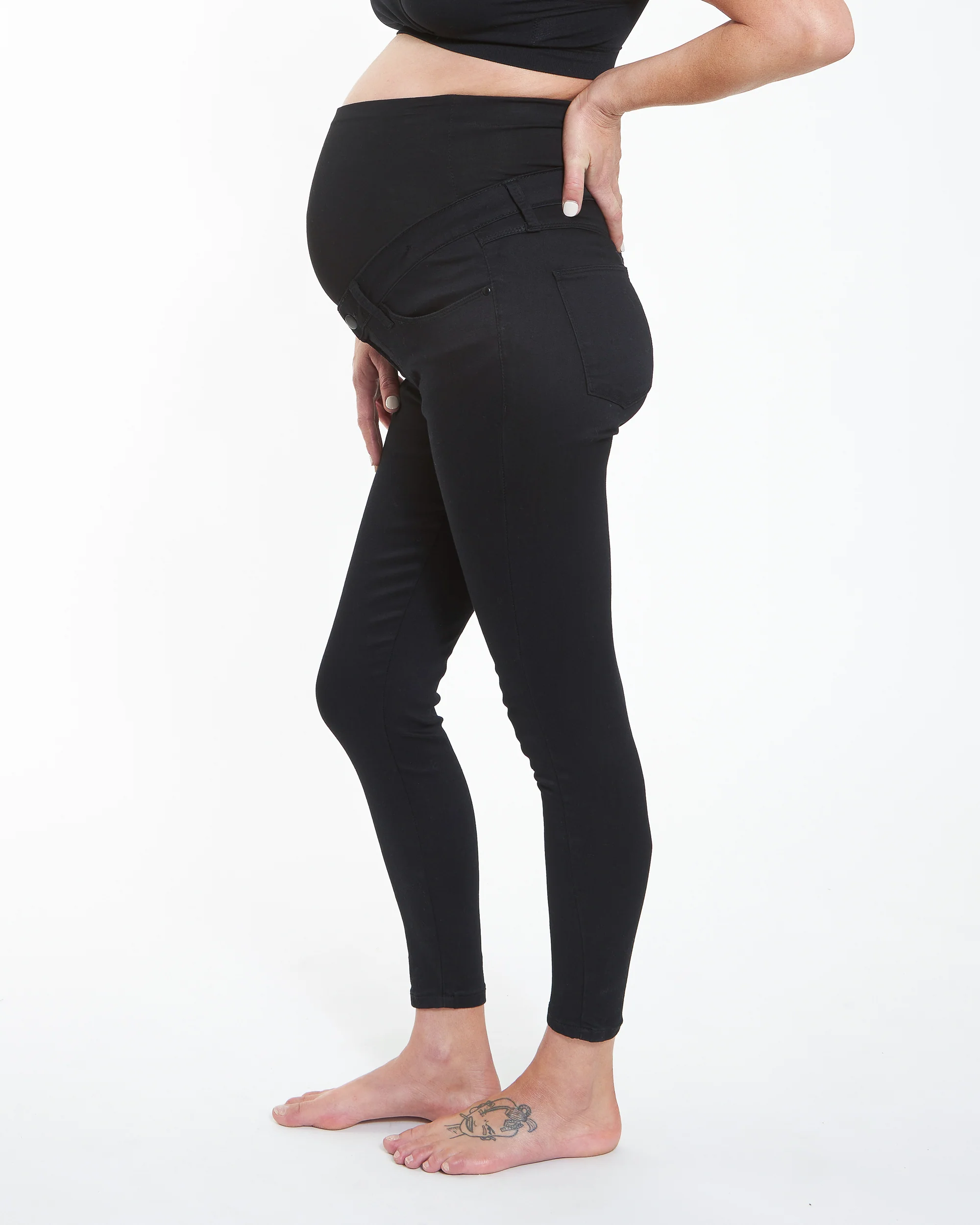 Rebel Ankle Grazer Jegging Black - Image 5