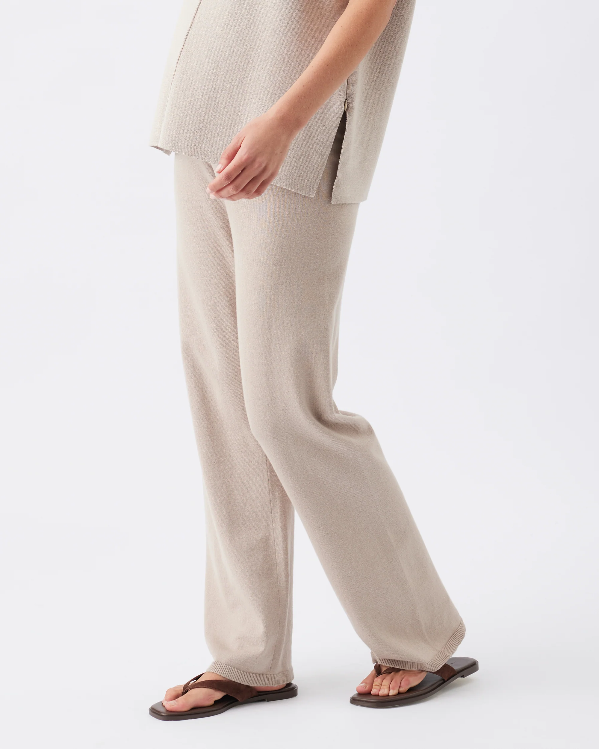 Ryan Knit Pant Stone - Image 4