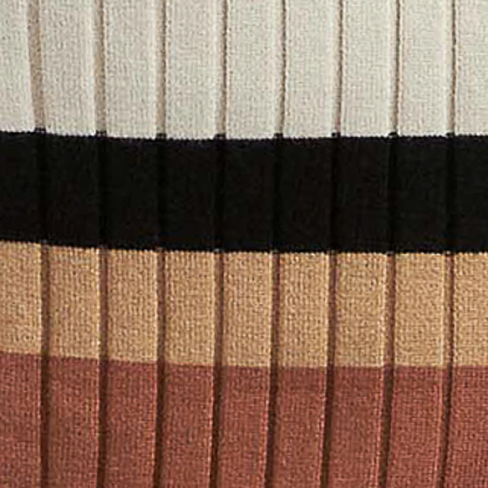 Sarah Stripe Knit Dress  Amber / Natural / Black - Image 7