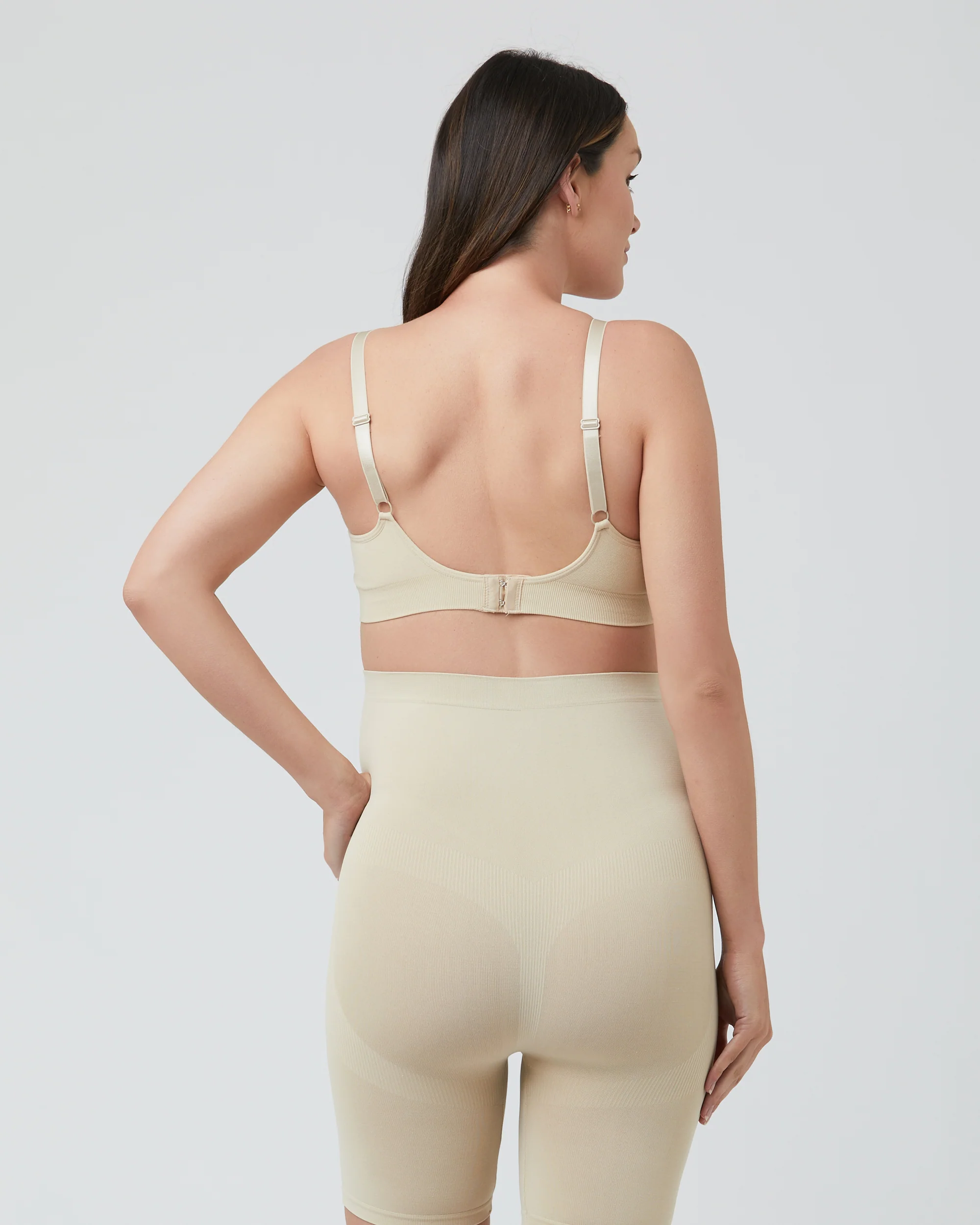 Seamless Nursing Bra Natural - Image 5