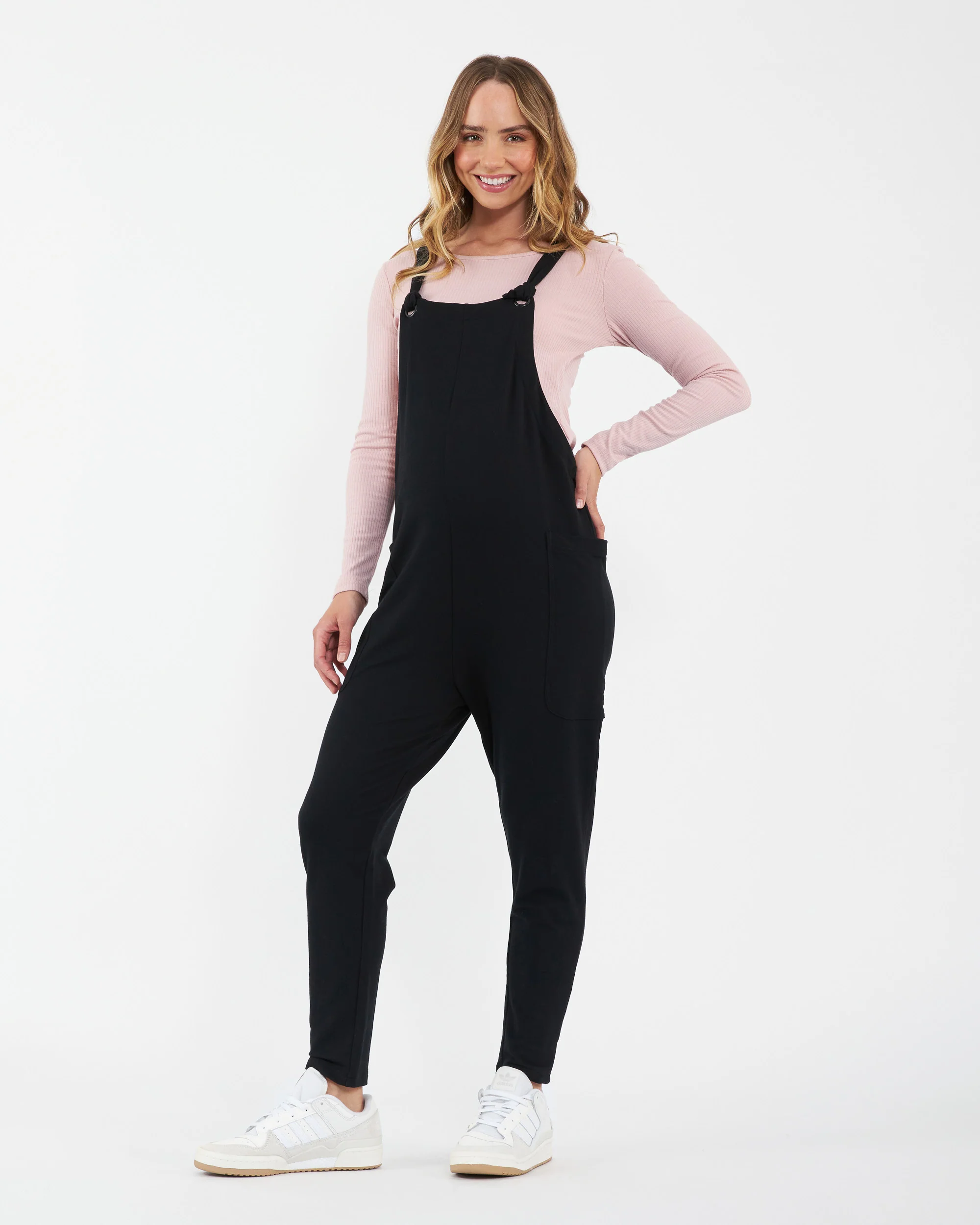 Tessa Rib Nursing Top Dusty Pink - Image 7